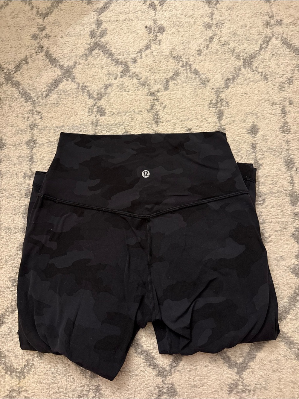 lululemon athletica Black Camo High-Rise Leggings
